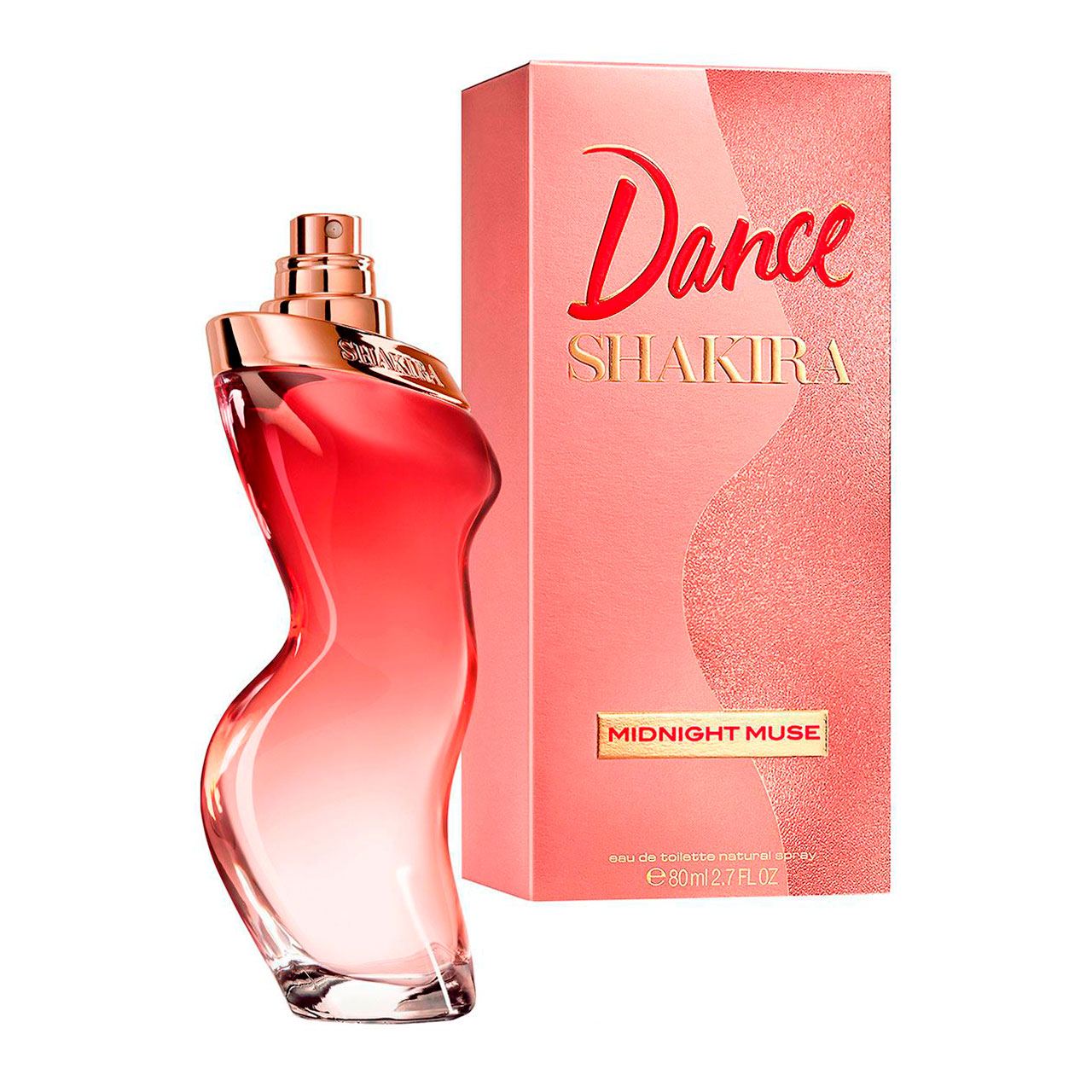 perfume shakira dance midnight muse agua de tocador 80ml dama