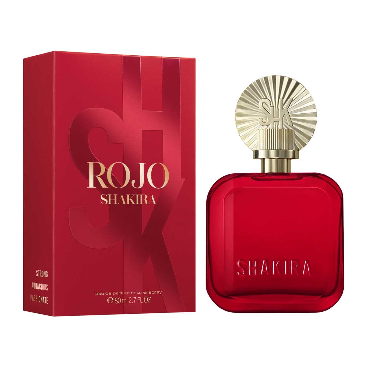 perfume shakira rojo agua de perfume 80ml dama
