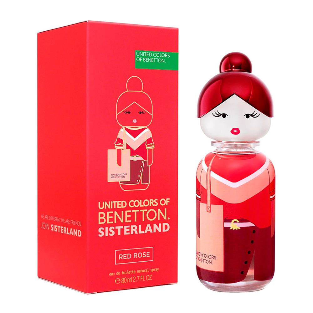 perfume sisterland red rose agua de tocador 80ml dama