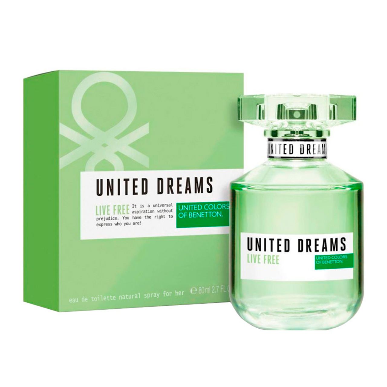 perfume united dreams live free agua de tocador 80ml dama