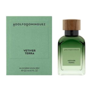 perfume vetiver terra by adolfo dominguez agua de tocador 120ml hombre