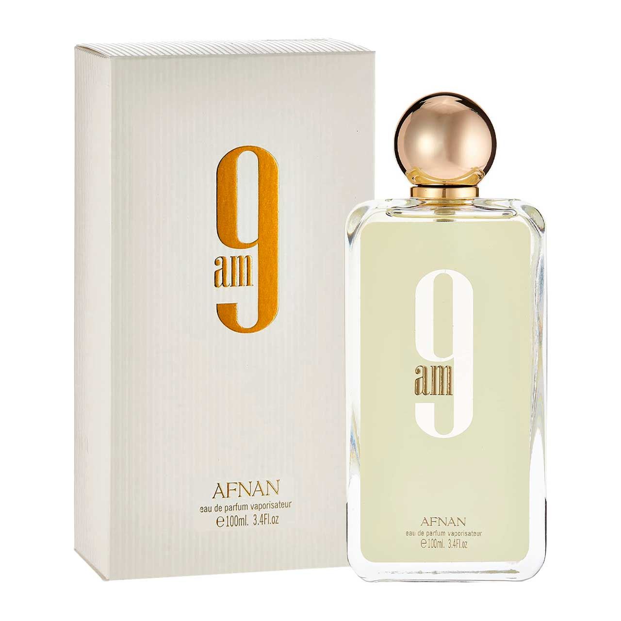 perfume arabe afnan 9am 100ml agua de perfume dama