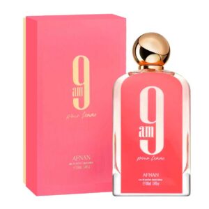 perfume arabe afnan 9am pour femme rosa 100ml agua de perfume dama