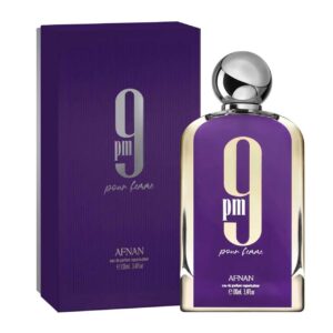 perfume arabe afnan 9pm pour femme morado 100ml agua de perfume dama