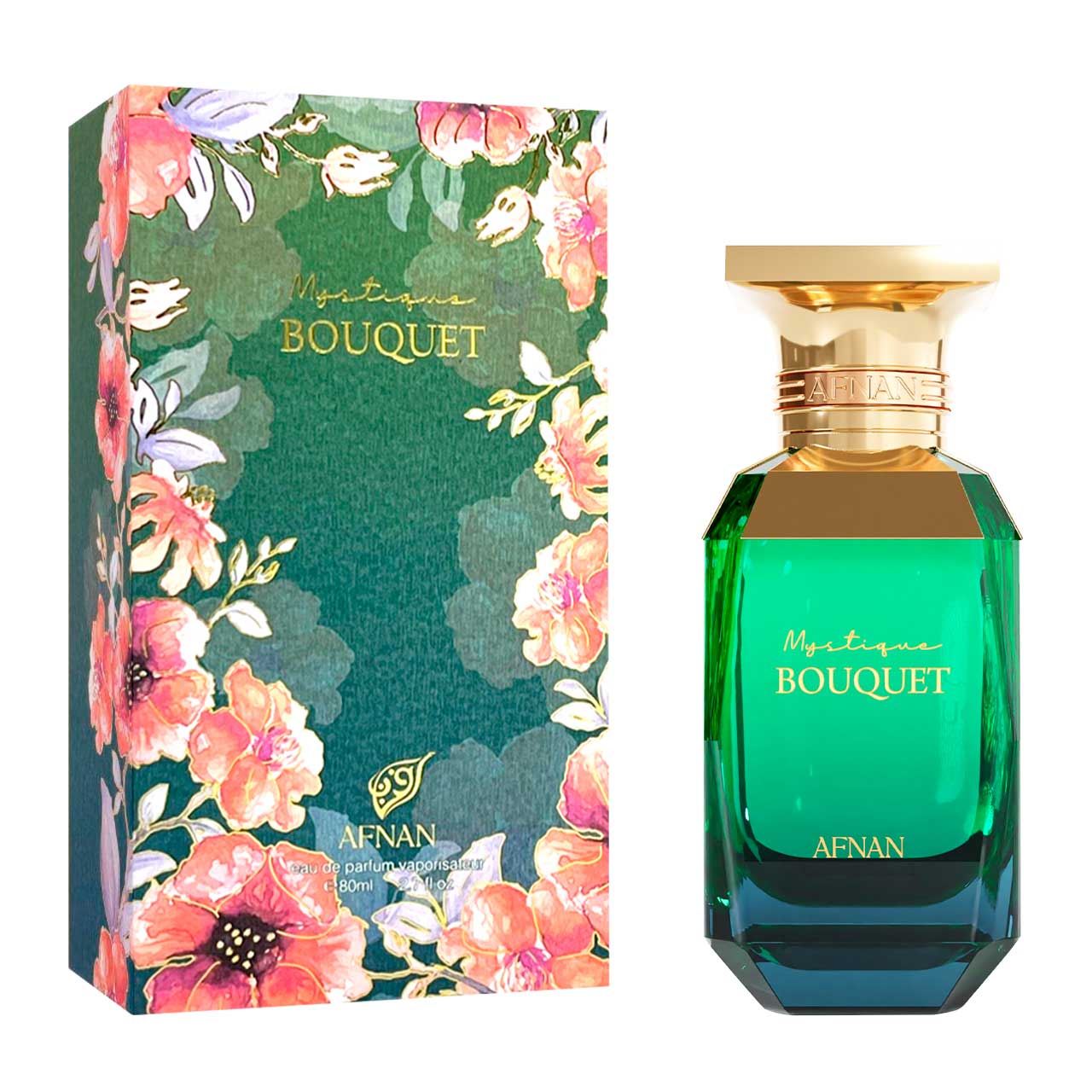 perfume arabe afnan mystique bouquet agua de perfume 80ml dama