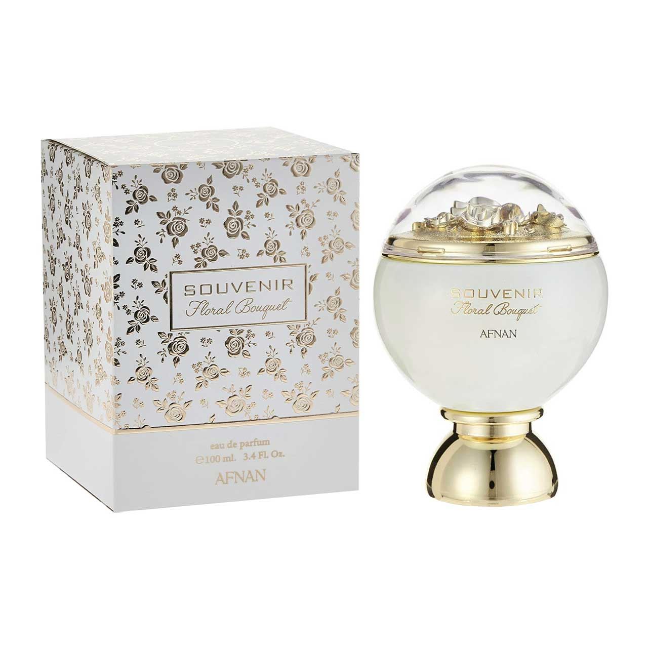 perfume arabe afnan souvenir floral bouquet 100ml agua de perfume dama