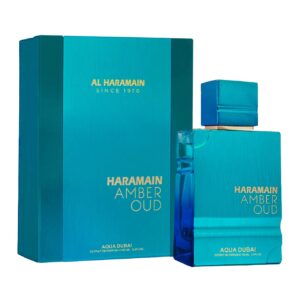 perfume arabe amber oud aqua dubai by al haramain extrait de parfum 100ml unisex