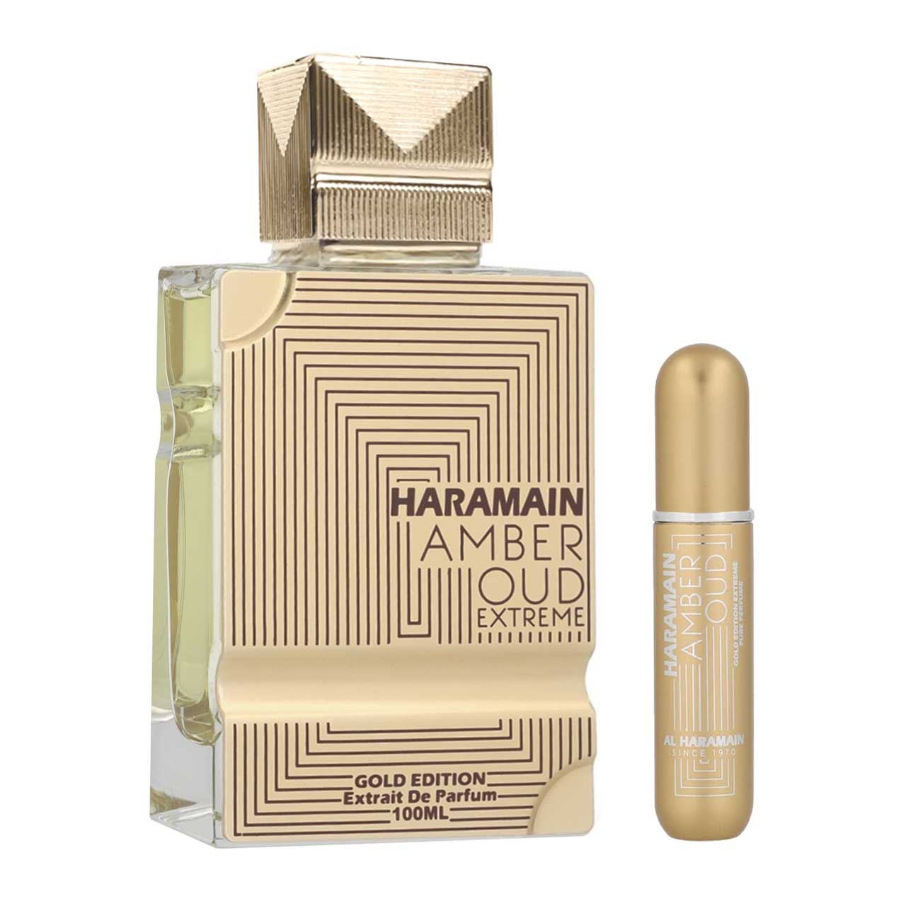 perfume arabe amber oud gold extreme + refinable by al haramain extrait de parfum 100ml unisex 3