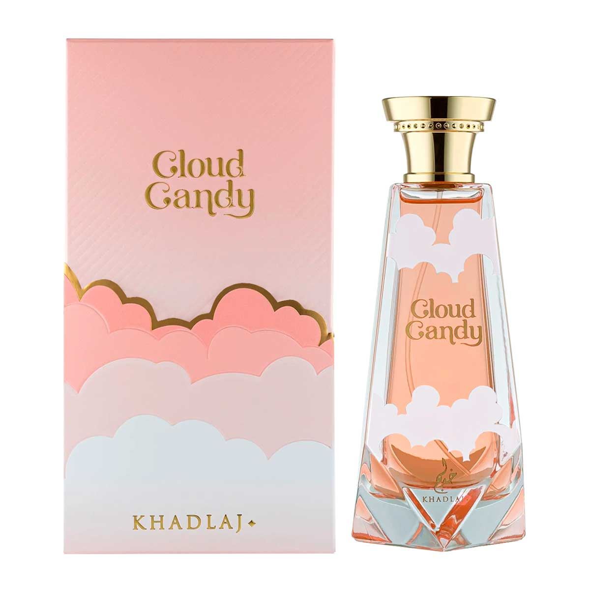 perfume arabe cloud candy by khadlaj 100ml agua de perfume unisex