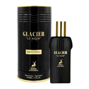 perfume arabe glacier le noir by maison alhambra 100ml agua de perfume hombre