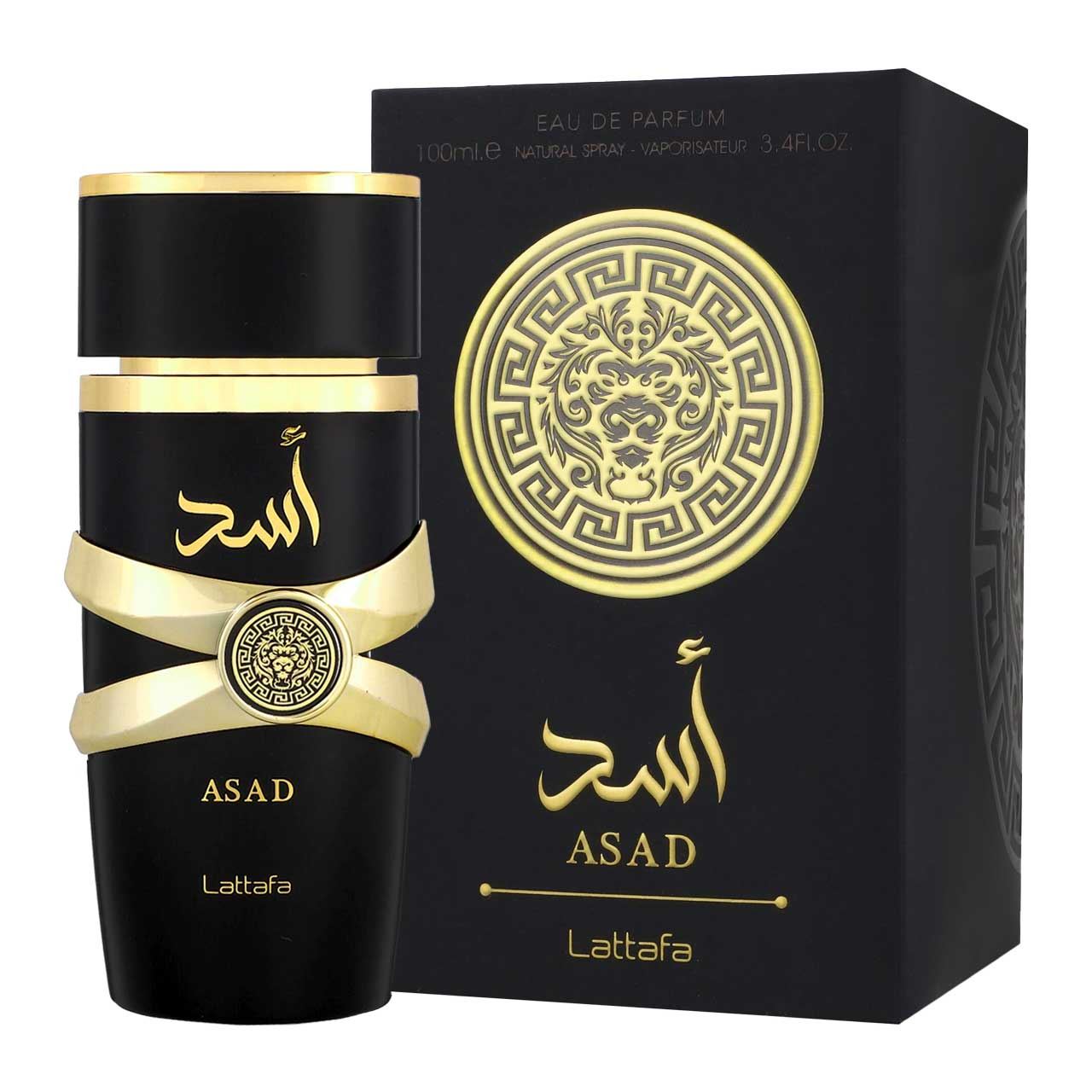 perfume arabe lattafa asad 100ml agua de perfume hombre