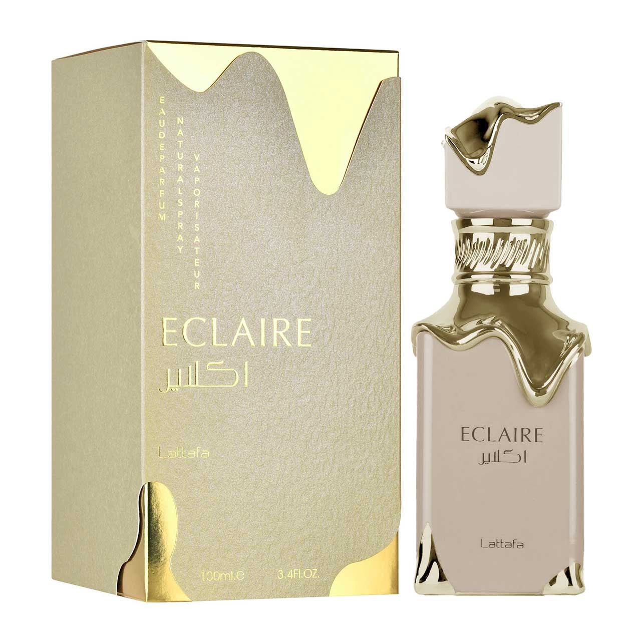 perfume arabe lattafa eclaire 100ml agua de perfume dama