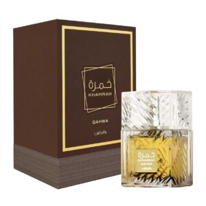 perfume arabe lattafa khamrah qahwa 100ml agua de perfume unisex