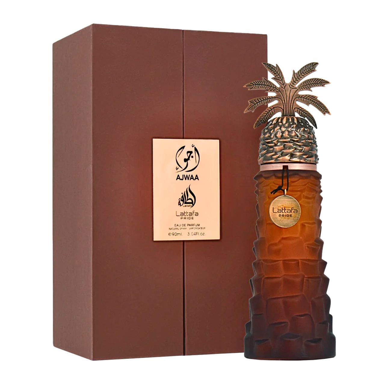 perfume arabe lattafa pride ajwaa agua de perfume 90ml unisex