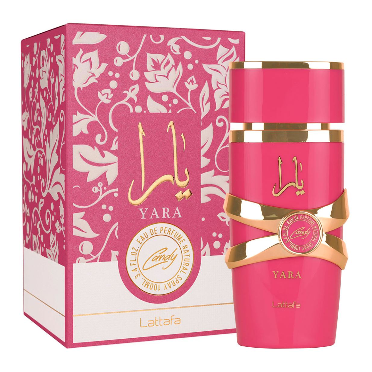 perfume arabe lattafa yara candy 100ml agua de perfume dama
