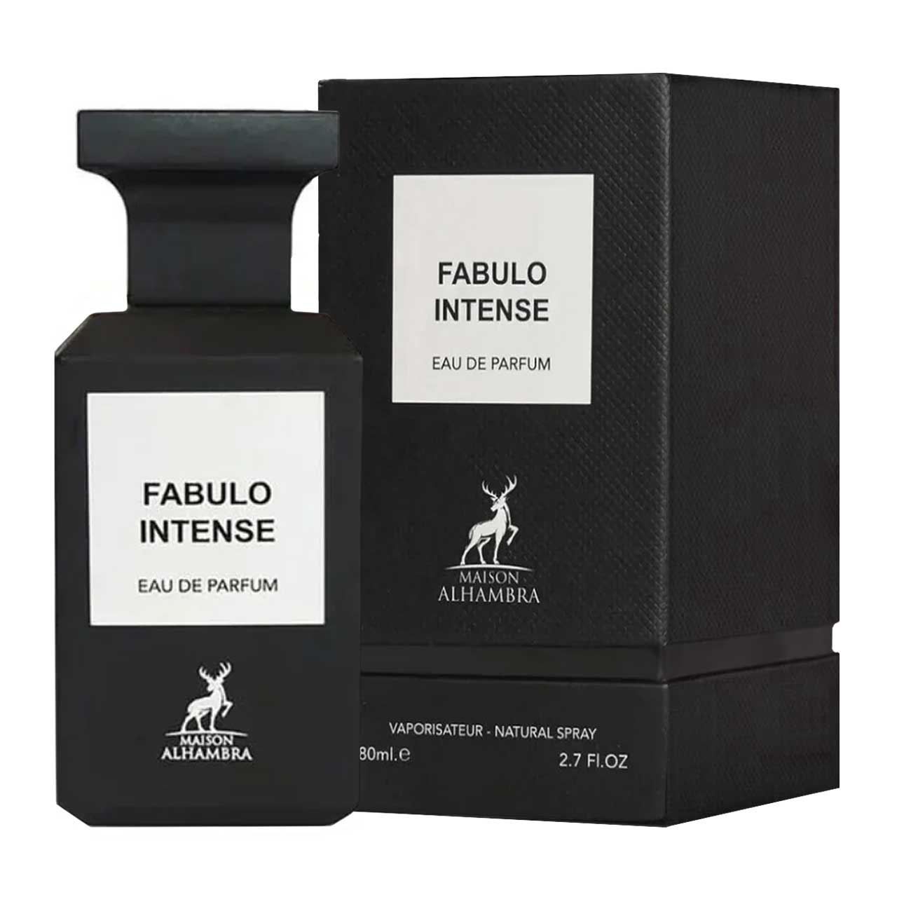 perfume arabe maison alhambra fabulo intense agua de perfume 80ml hombre