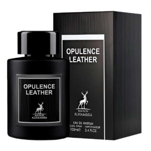 perfume arabe maison alhambra opulence leather 100ml agua de perfume hombre