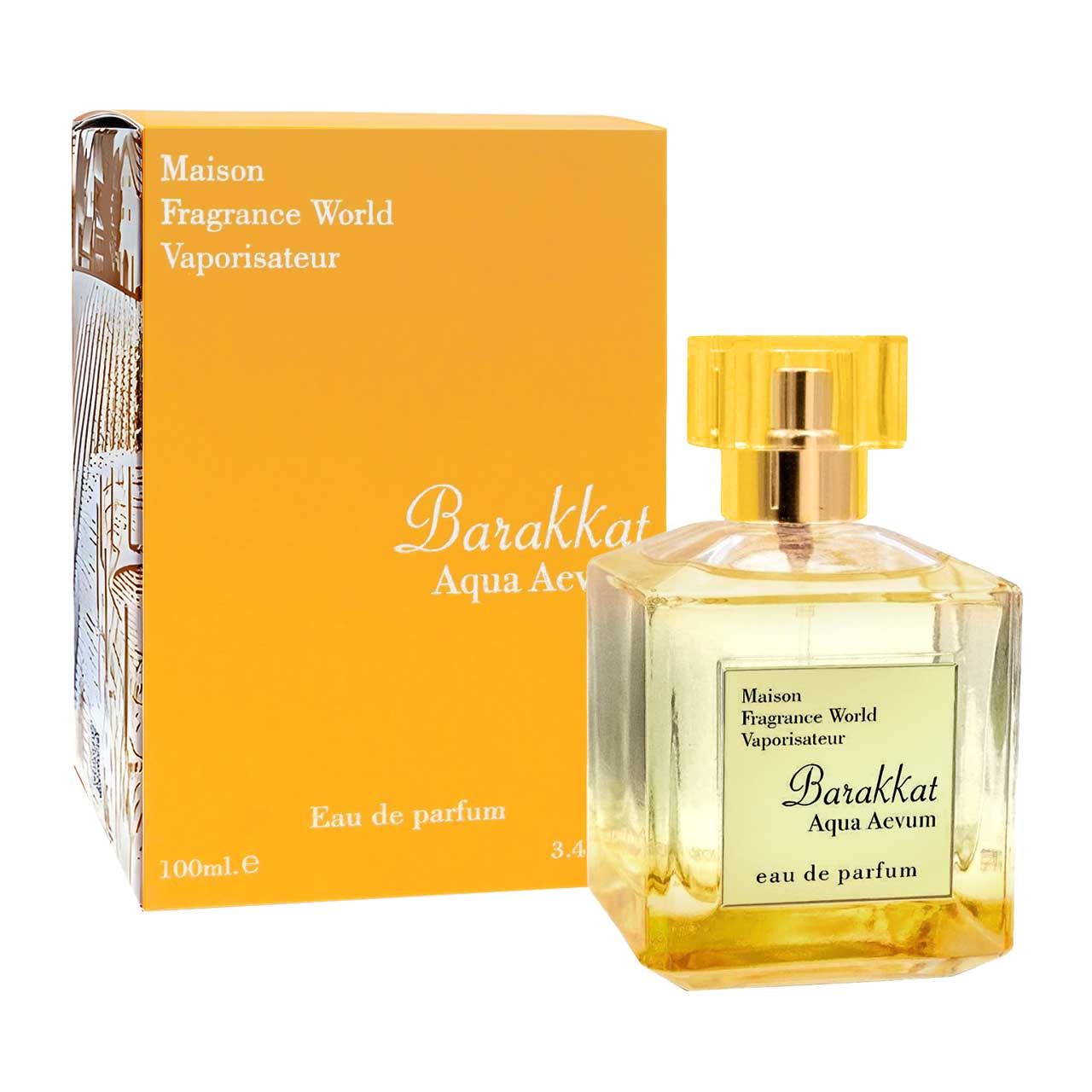 perfume arabe maison barakkat aqua aevum 100ml agua de perfume unisex