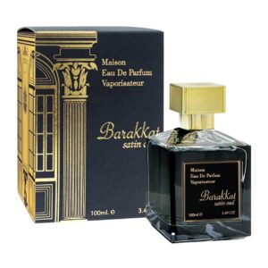 perfume arabe maison barakkat satin oud 100ml agua de perfume unisex