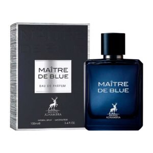 perfume arabe maitre de blue by maison alhambra 100ml agua de perfume hombre