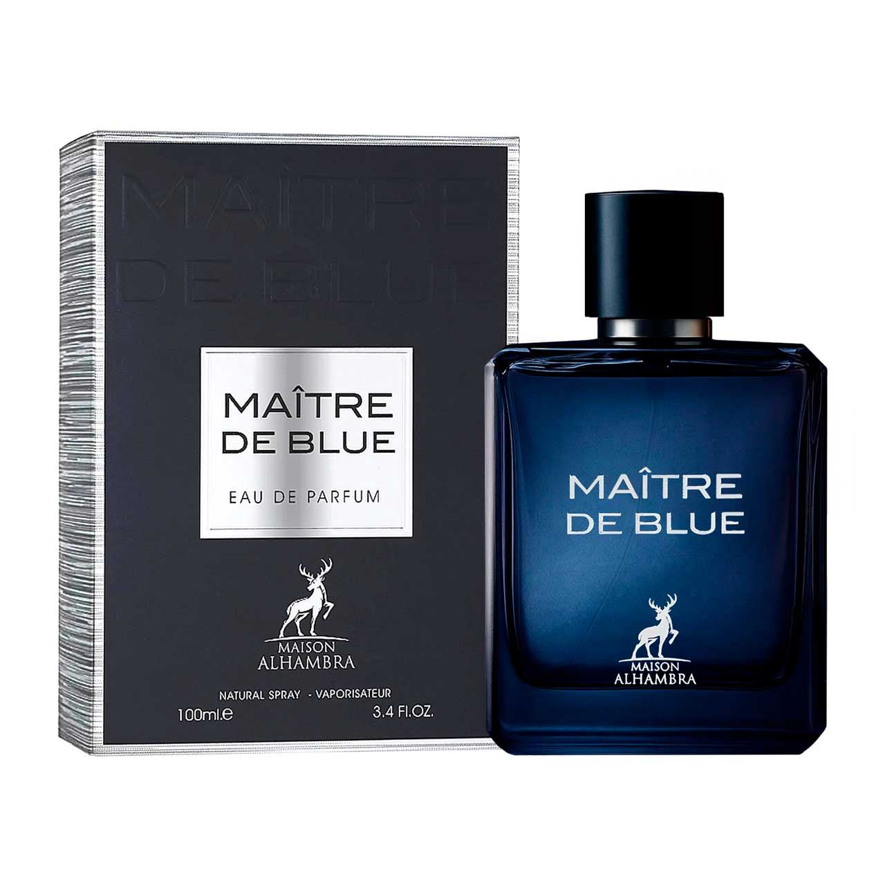 perfume arabe maitre de blue by maison alhambra 100ml agua de perfume hombre
