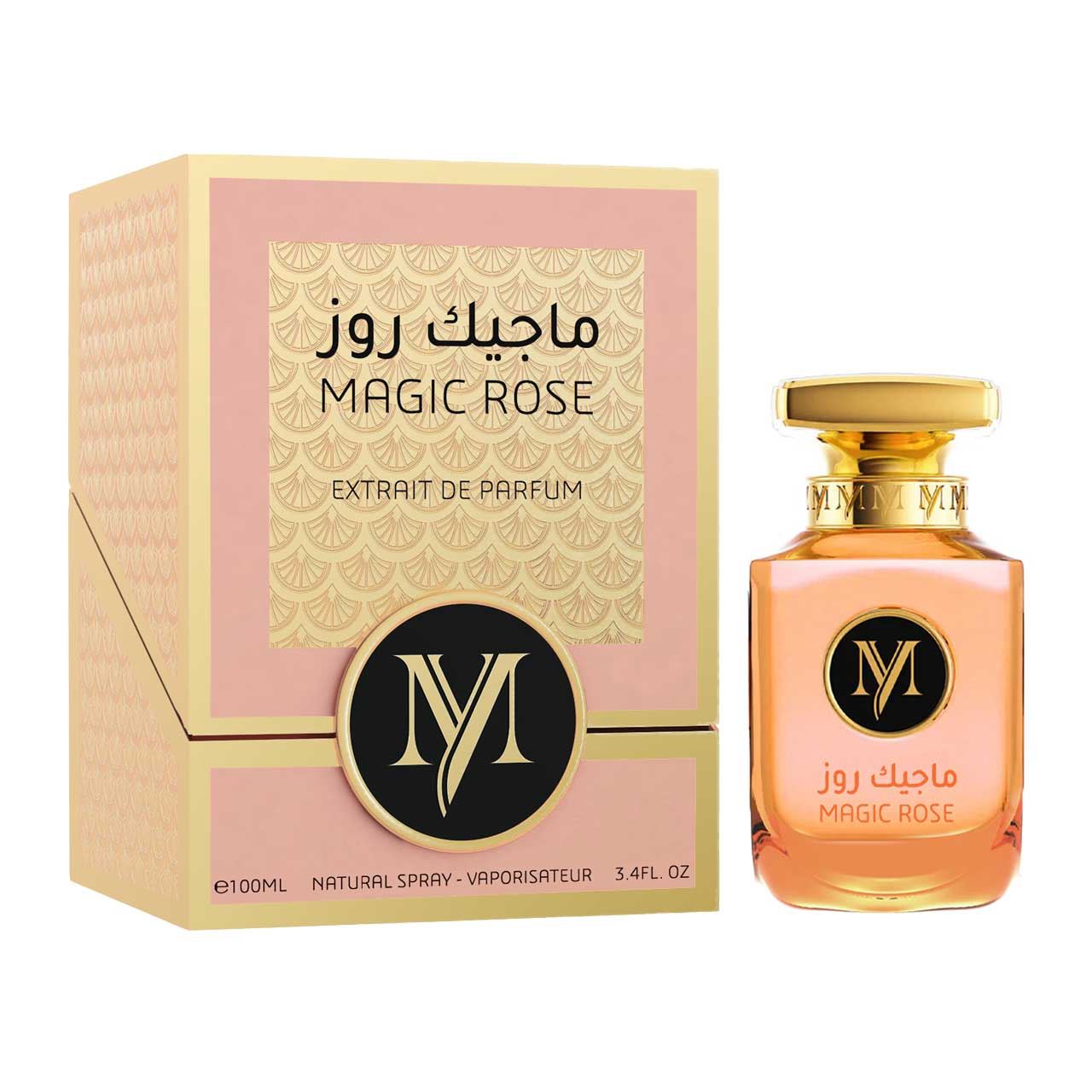 perfume arabe my perfumes magic rose 100ml agua de perfume dama