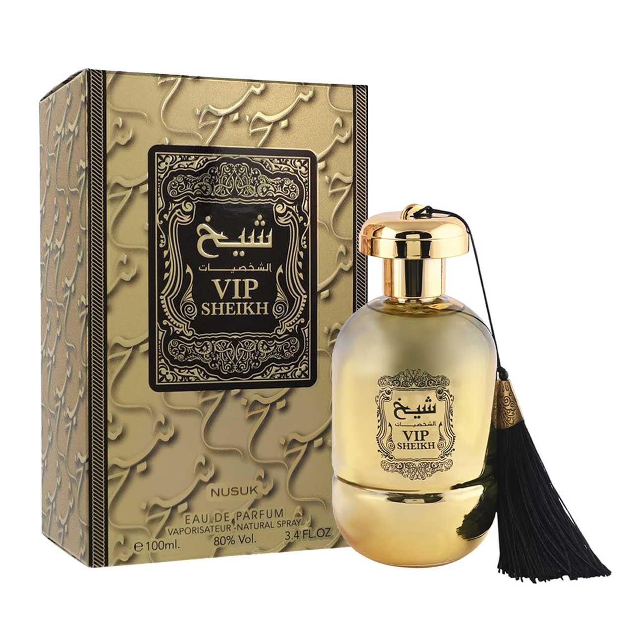 perfume arabe nusuk vip sheikh 100ml agua de perfume hombre