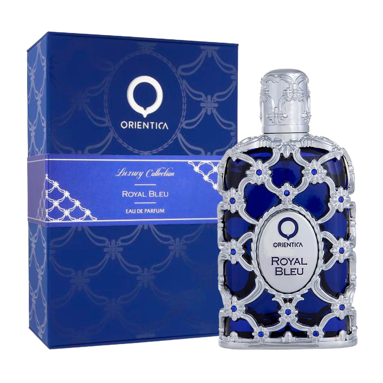 perfume arabe orientica royal bleu agua de perfume 80ml unisex
