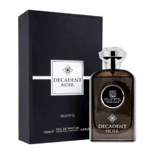 perfume arabe riiffs decadent noir 100ml agua de perfume hombre