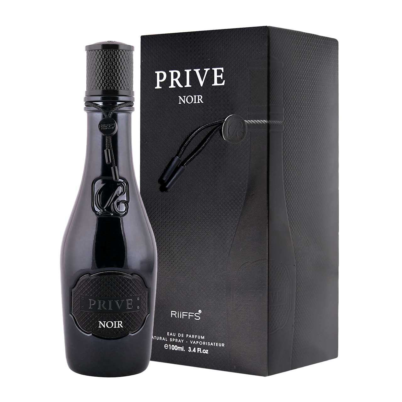 perfume arabe riiffs prive noir 100ml agua de perfume hombre