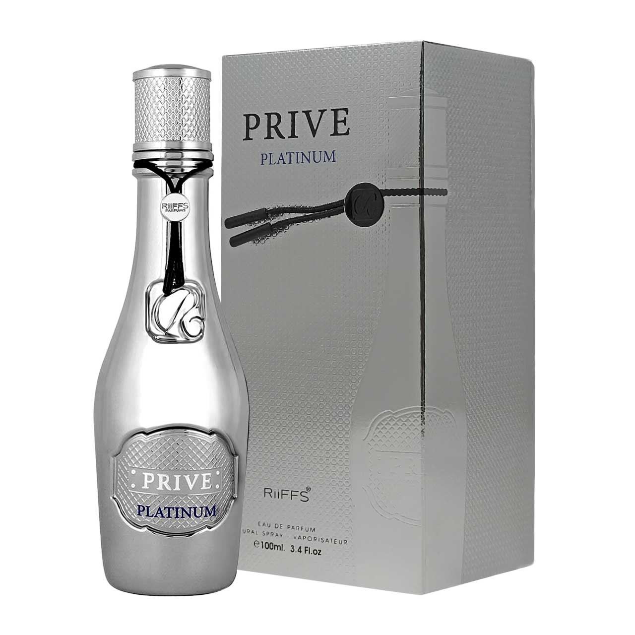 perfume arabe riiffs prive platinum 100ml agua de perfume hombre
