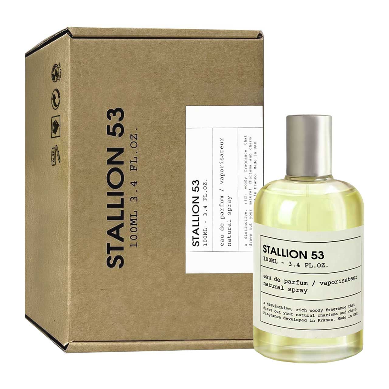 perfume arabe stallion 53 100ml agua de perfume unisex