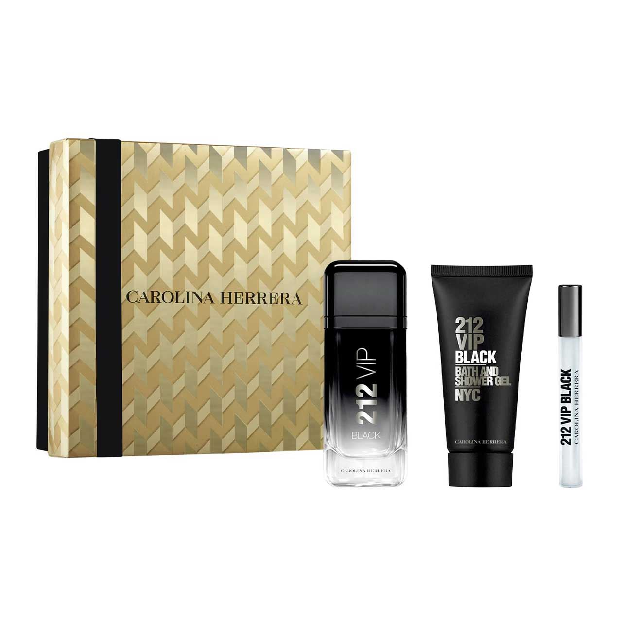 set 212 vip black de 3pzs hombre