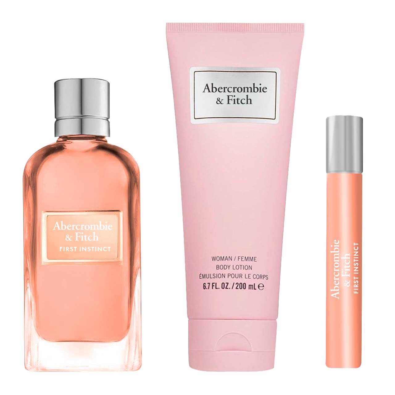 set abercrombie fitch first instinct de 3pzs dama 3