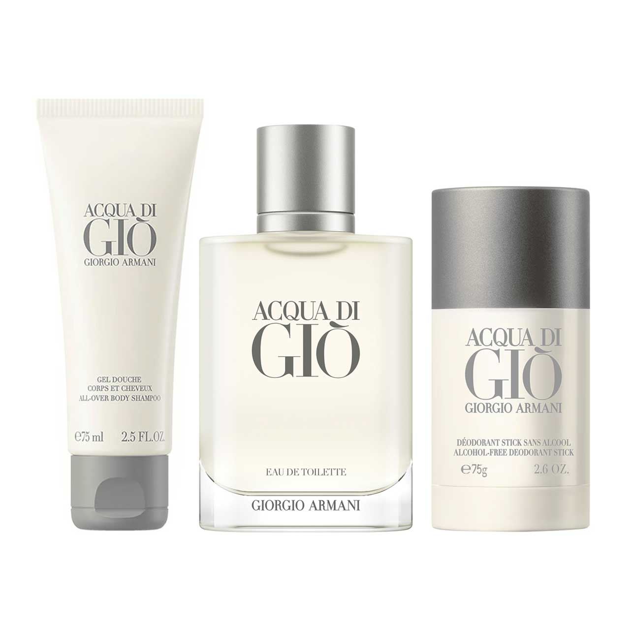 set acqua di gio de 3pzs hombre 3