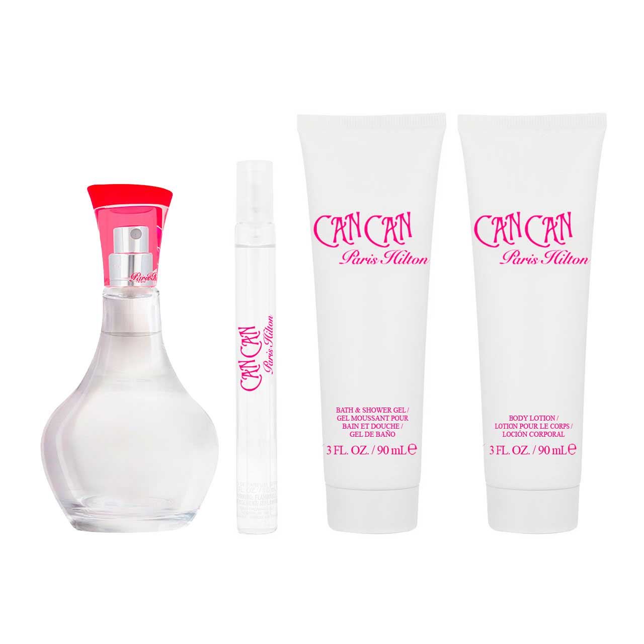 set can can de 4pzs de dama by paris hilton 3