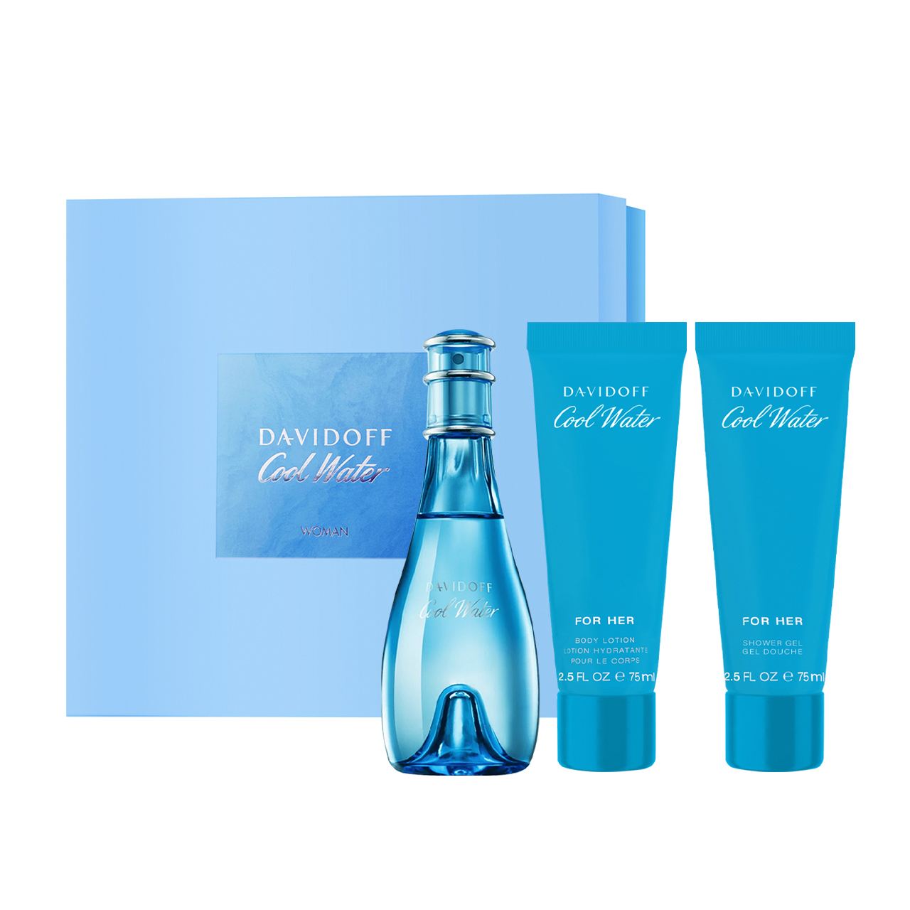 set cool water de 3pzs dama