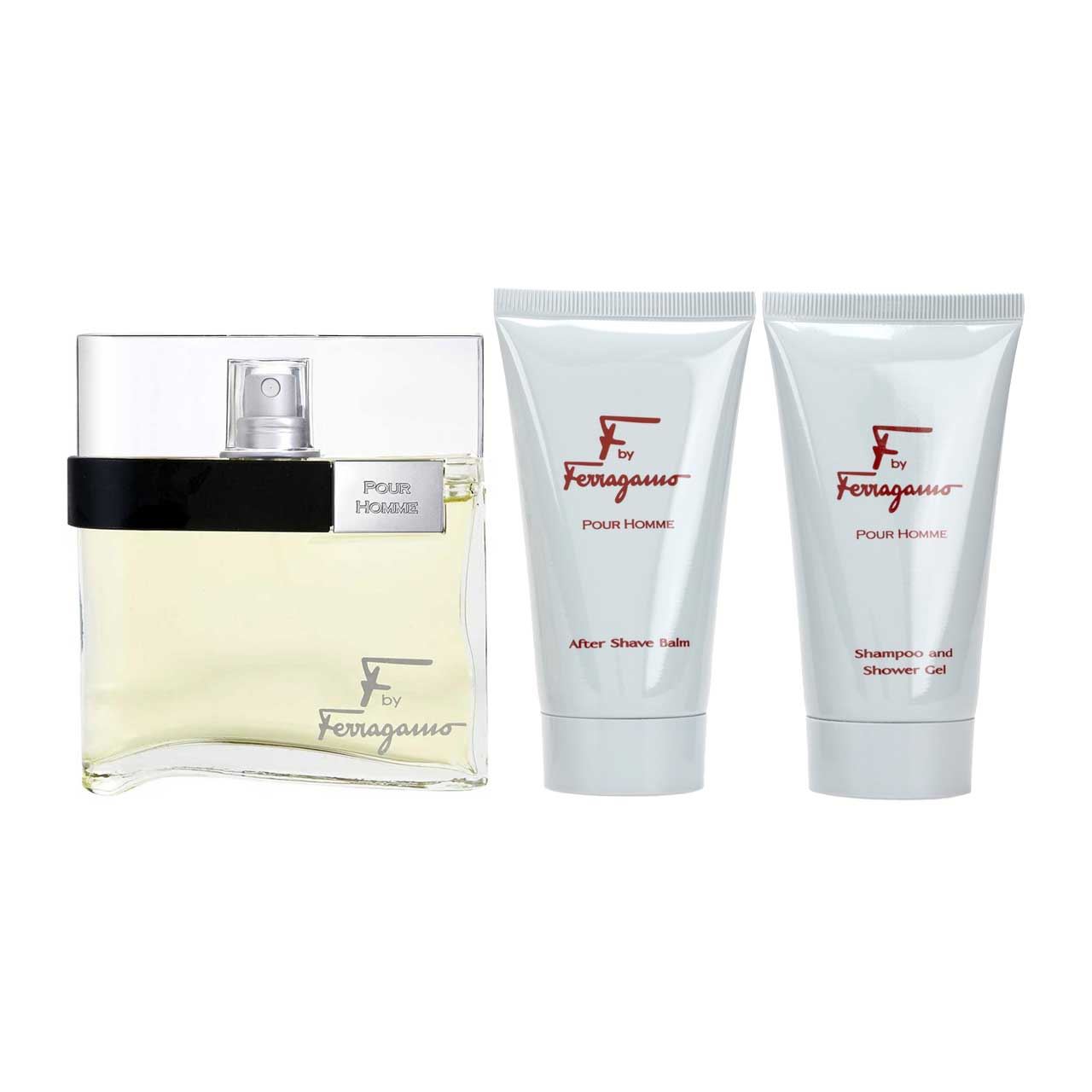 set f by ferragamo de 3pzs hombre 3