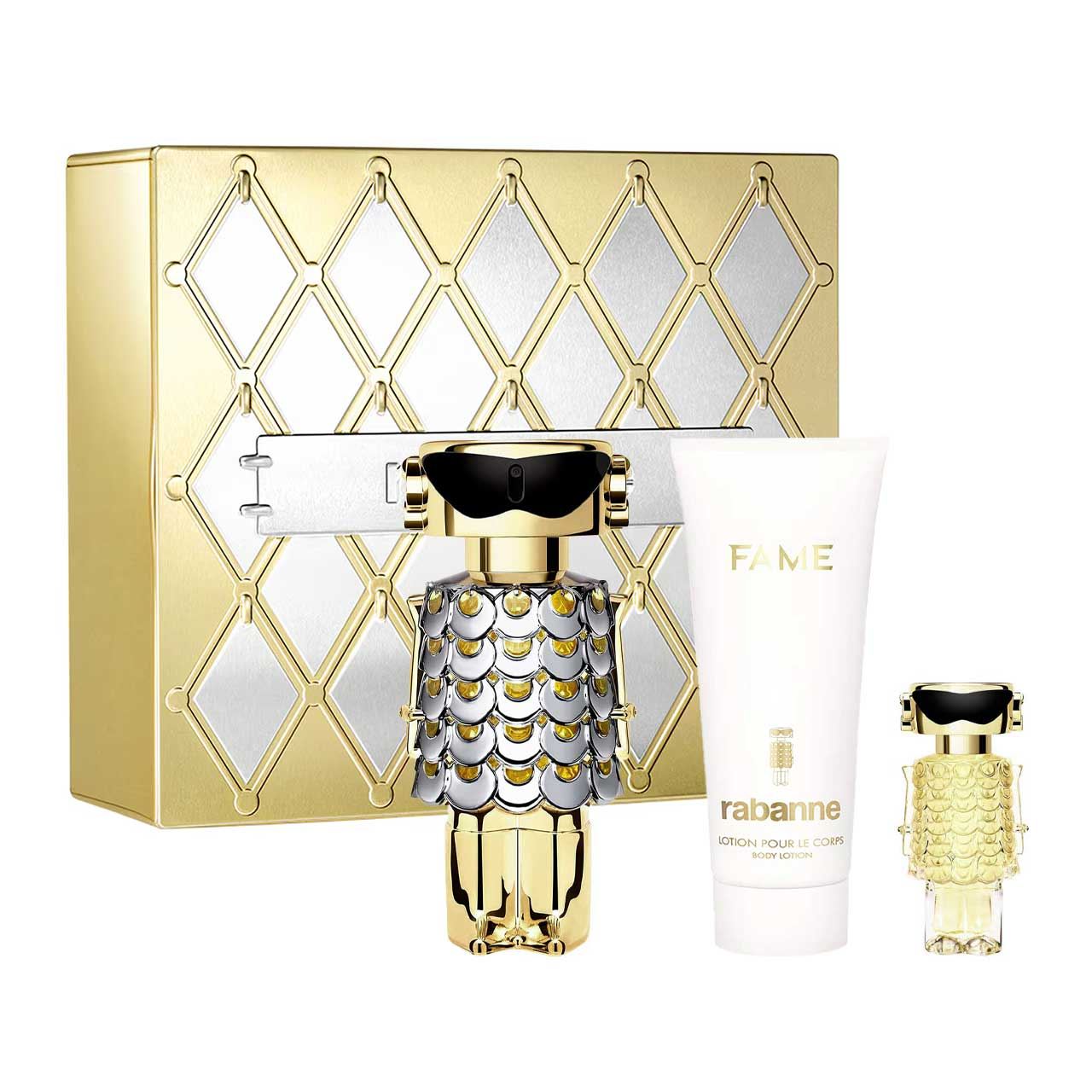 set fame metal robot de 3pzs dama