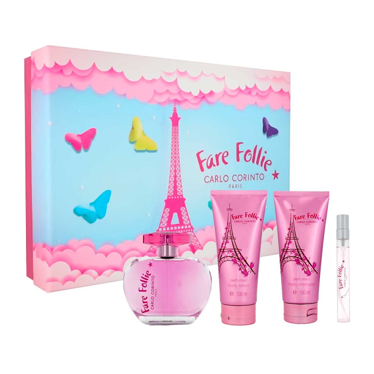 set fare follie de 4 piezas dama