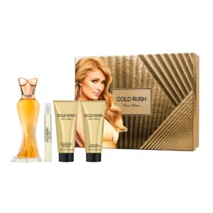 set gold rush de 4pzs dama by paris hilton