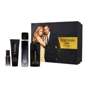 set gold rush de 4pzs hombre by paris hilton