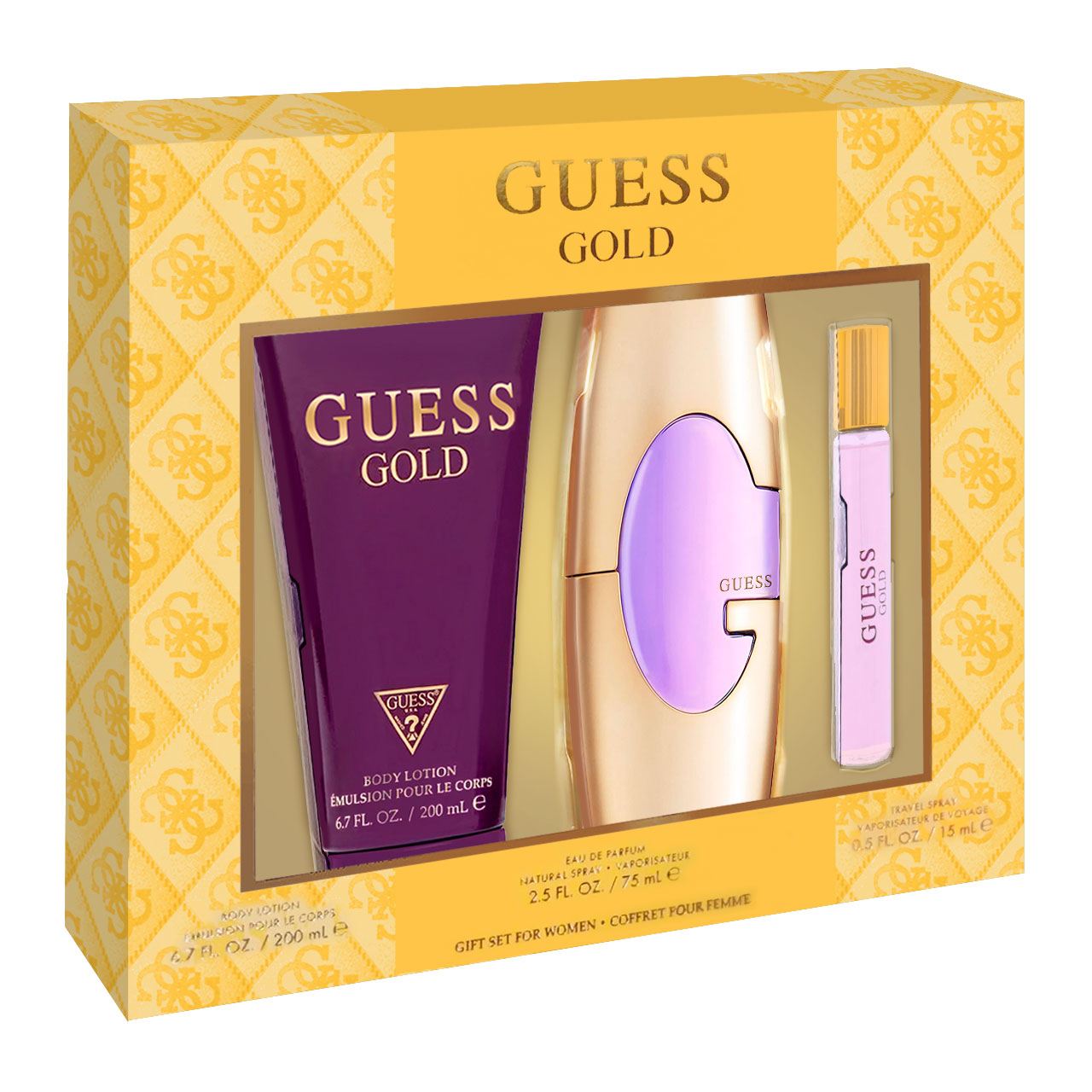 set guess gold de 3pzs dama
