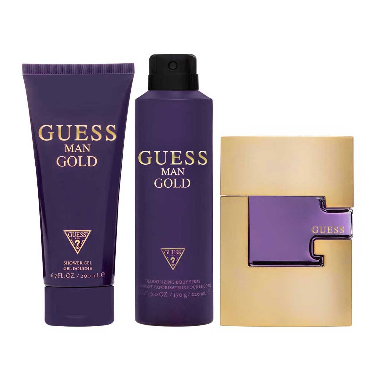 set guess gold de 3pzs hombre 3