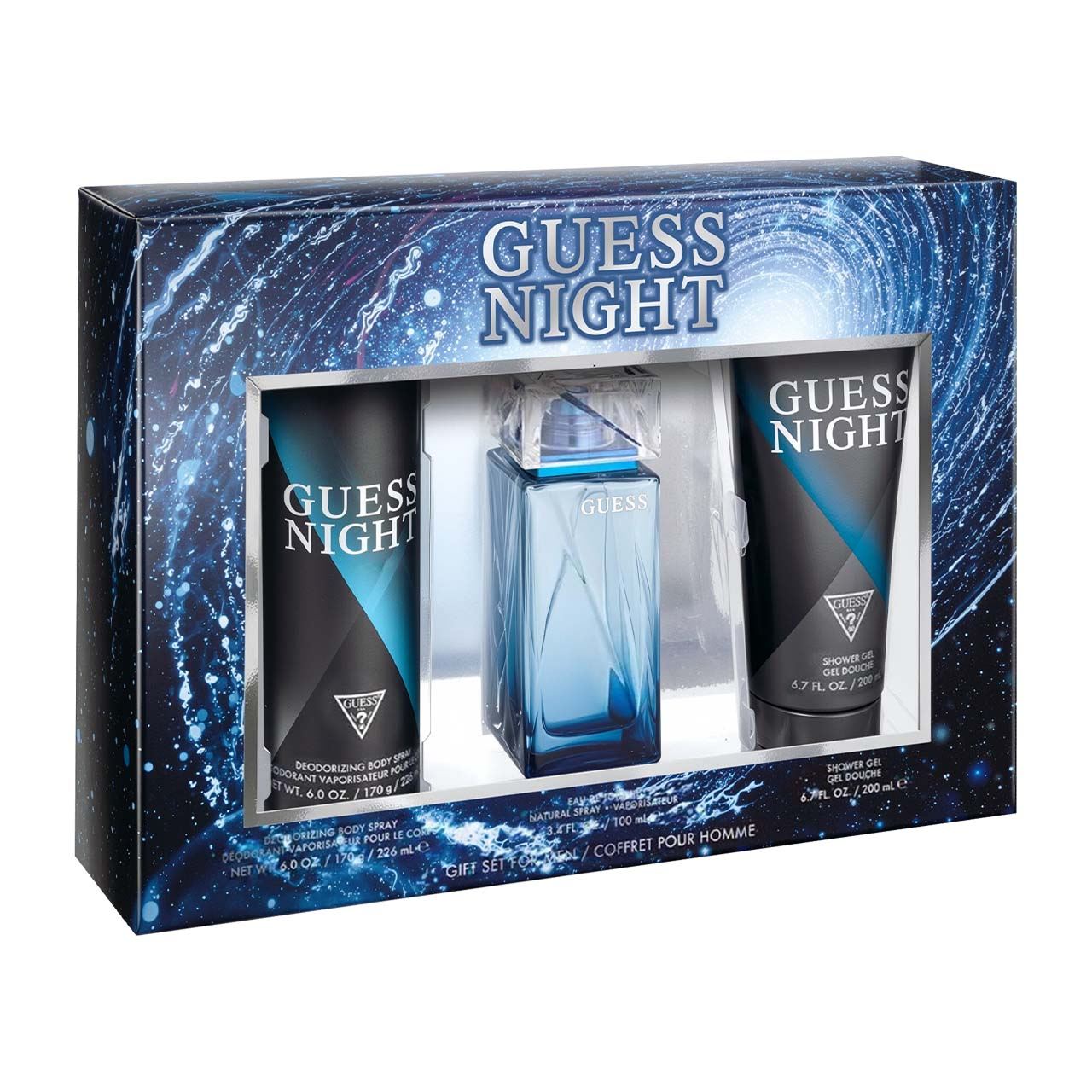 set guess night de 3pzs hombre