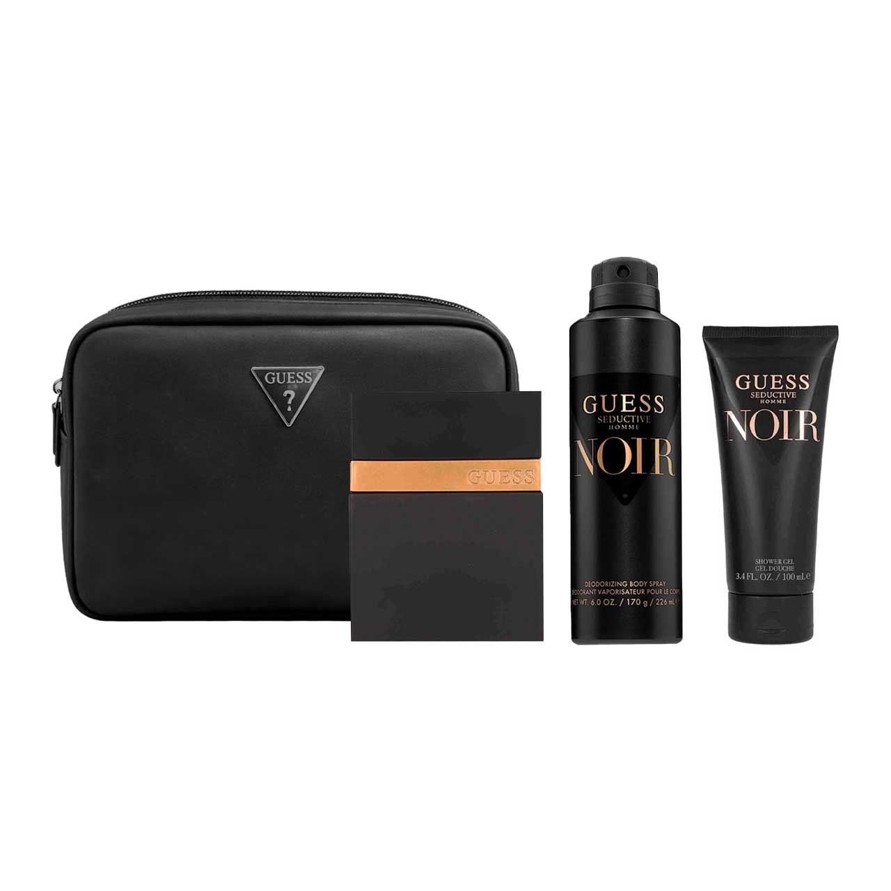 set guess seductive noir de 4pzs hombre 3