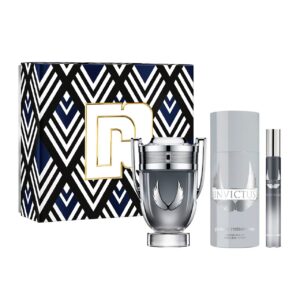 set invictus platinum de 3pzs hombre