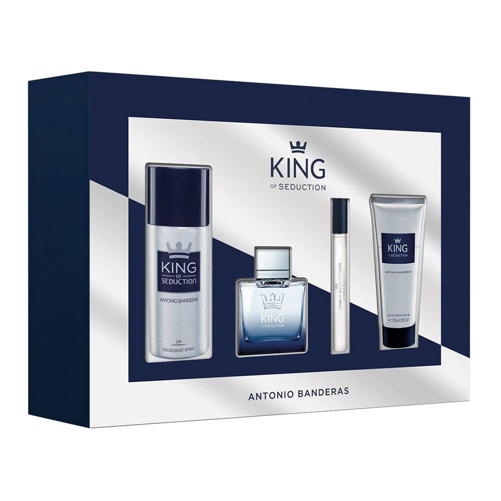 set king of seduction de 4pzs hombre