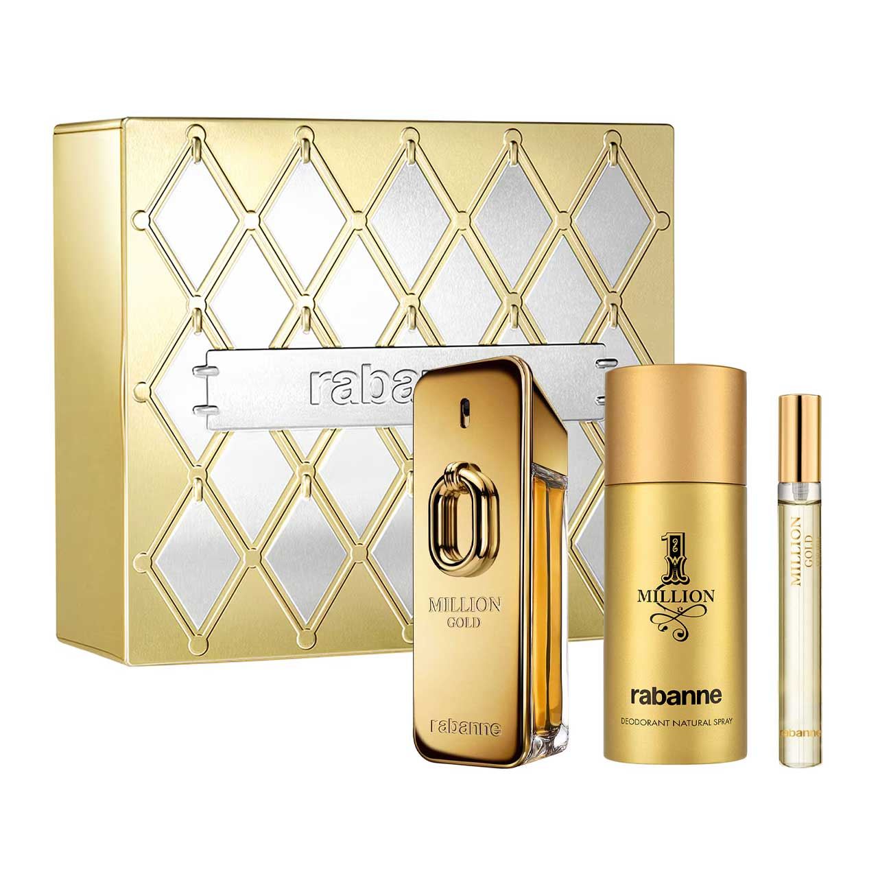 set million gold intense metal de 3pzs hombre