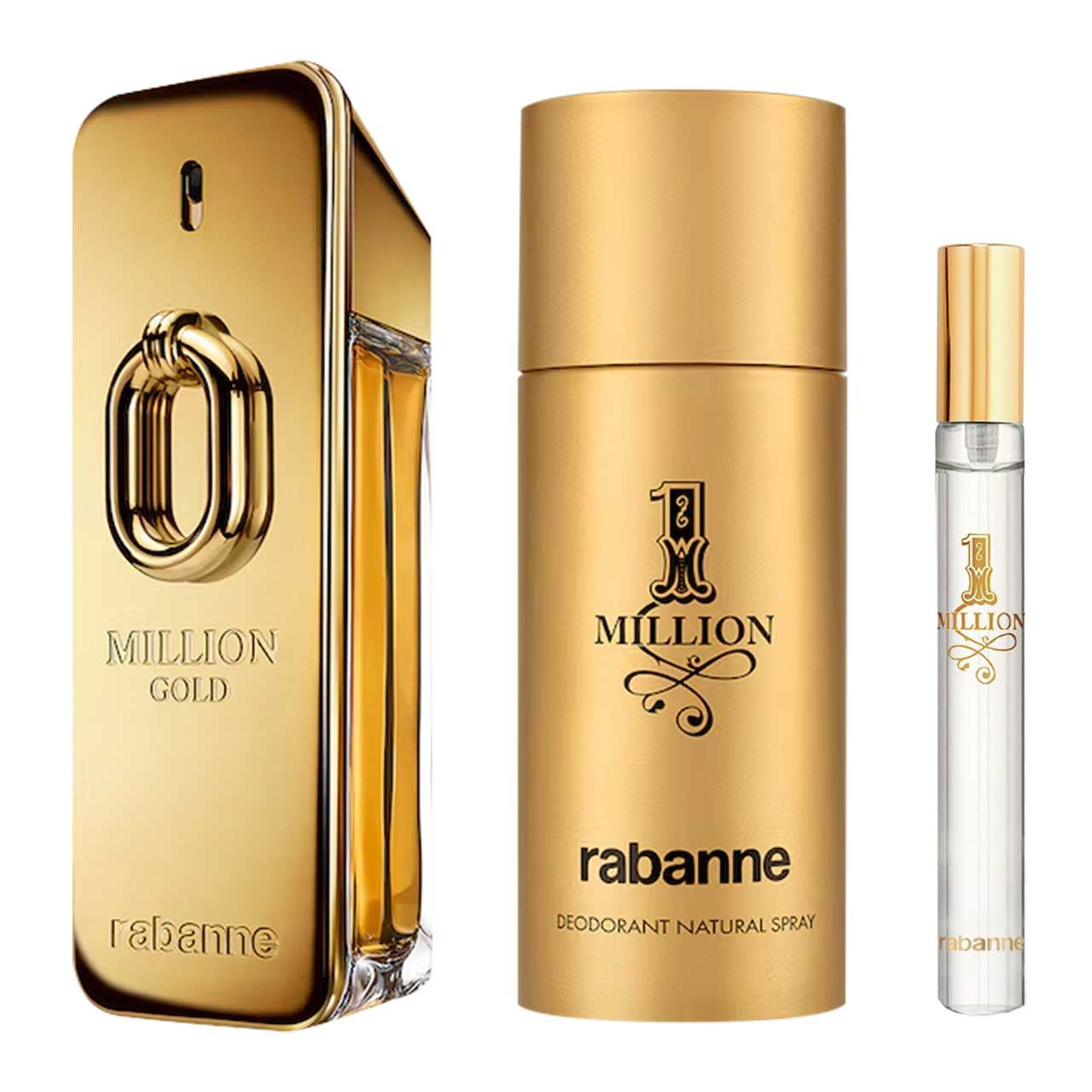 set million gold intense navidad de 3piezas hombre 3